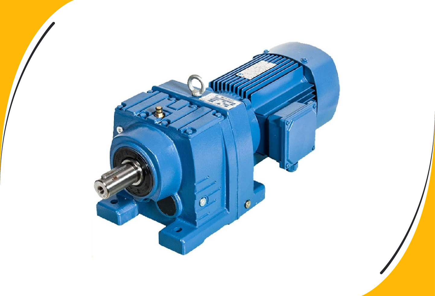 R SERIES INLINE HELICAL GEARBOX / MOTOR